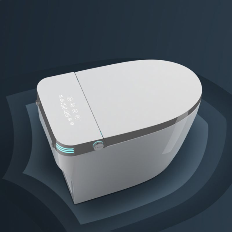 Contemporary Floor Standing Bidet Elongated White Foot Sensor Ceramic Clearhalo 'Bathroom Remodel & Bathroom Fixtures' 'Bidets' 'Home Improvement' 'home_improvement' 'home_improvement_bidets' 'Toilets & Bidets' 1200x1200_35f5decc-1361-4f67-943b-cb5648d806db