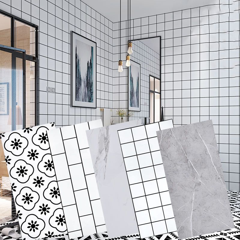 Field Tile Peel and Stick Backsplash Plastic Peel and Stick Backsplash with Waterproof Clearhalo 'Flooring 'Home Improvement' 'home_improvement' 'home_improvement_peel_stick_blacksplash' 'Peel & Stick Backsplash Tile' 'peel_stick_blacksplash' 'Walls & Ceilings' Walls and Ceiling' 1200x1200_3627ba40-3527-4cb8-aadf-da8a9621888a