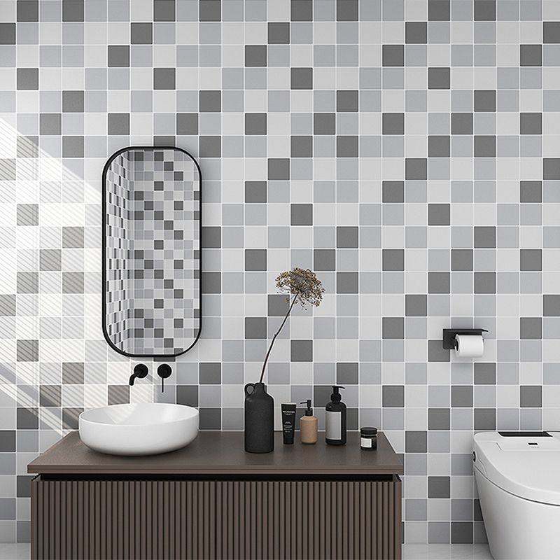 Modern Backsplash Wallpaper Peel and Stick Mosaic Tile for Bathroom Clearhalo 'Flooring 'Home Improvement' 'home_improvement' 'home_improvement_peel_stick_blacksplash' 'Peel & Stick Backsplash Tile' 'peel_stick_blacksplash' 'Walls & Ceilings' Walls and Ceiling' 1200x1200_3665aad5-c376-44c6-92ae-e211f9867a70