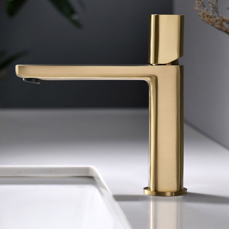 Modern Vessel Faucet Brass Lever Handles Low Arc Bathroom Sink Faucet Clearhalo 'Bathroom Remodel & Bathroom Fixtures' 'Bathroom Sink Faucets' 'Bathroom Sinks & Faucet Components' 'bathroom_sink_faucets' 'Home Improvement' 'home_improvement' 'home_improvement_bathroom_sink_faucets' 1200x1200_3690dbaa-b8d5-4e1a-9577-ee95ab637aea