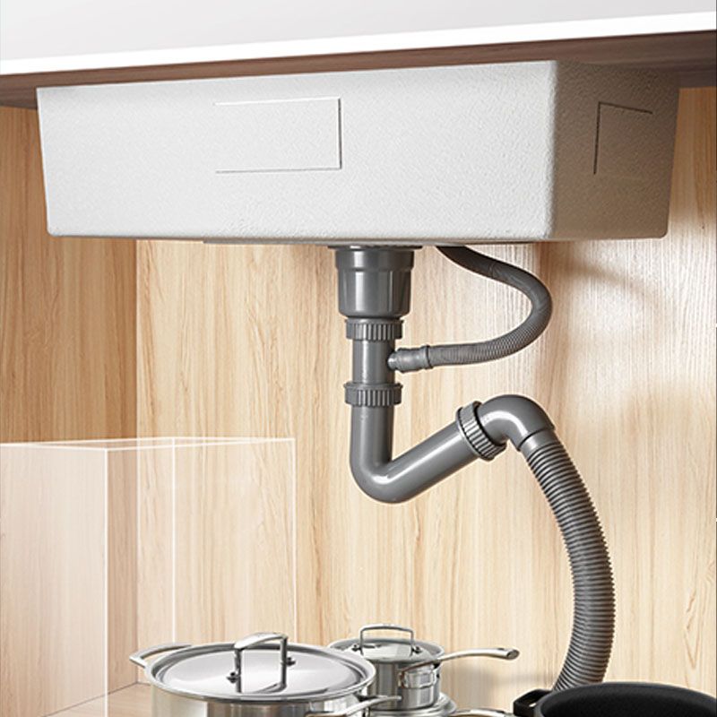 Contemporary Style Kitchen Sink Stainless Steel Kitchen Sink with Drain Strainer Kit Clearhalo 'Home Improvement' 'home_improvement' 'home_improvement_kitchen_sinks' 'Kitchen Remodel & Kitchen Fixtures' 'Kitchen Sinks & Faucet Components' 'Kitchen Sinks' 'kitchen_sinks' 1200x1200_36933539-a12f-4e78-85be-bcf067d61400