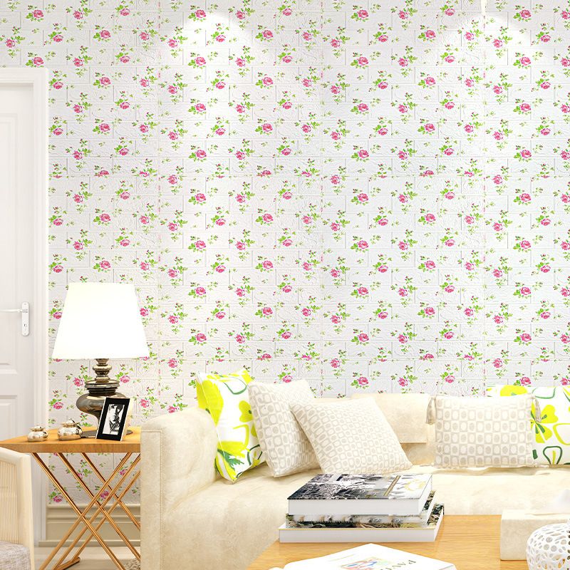 Farmhouse Pearl Wainscoting PVC Wall Access Panel Peel and Stick Wall Tile Set of 2 Clearhalo 'Flooring 'Home Improvement' 'home_improvement' 'home_improvement_wall_paneling' 'Wall Paneling' 'wall_paneling' 'Walls & Ceilings' Walls and Ceiling' 1200x1200_36a2bccb-d7ab-40e3-8016-ad62a8eef10f