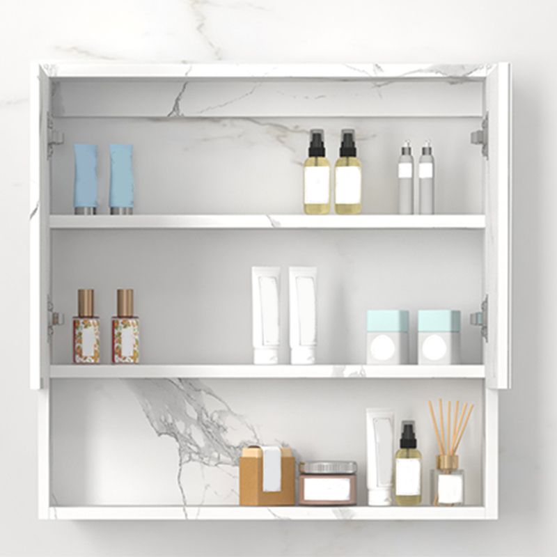 Rectangle Vanity Set White Single Sink Mirror Freestanding Bathroom Vanity with Door Clearhalo 'Bathroom Remodel & Bathroom Fixtures' 'Bathroom Vanities' 'bathroom_vanities' 'Home Improvement' 'home_improvement' 'home_improvement_bathroom_vanities' 1200x1200_36c12244-c7ad-4f9e-8c75-9e5be578d1a5