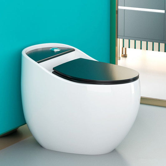 1-Piece Round Flush Toilet 0.8/1.28 GPF Ceramic Toilet Bowl for Bathroom Clearhalo 'Bathroom Remodel & Bathroom Fixtures' 'Home Improvement' 'home_improvement' 'home_improvement_toilets' 'Toilets & Bidets' 'Toilets' 1200x1200_36d0e96e-4ac8-4566-a013-8253e65de055