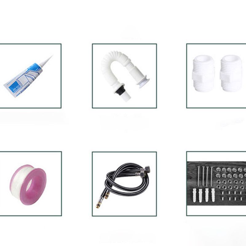 Contemporary Sink Vanity Solid Color Mirror Cabinet Space Saver Vanity for Bathroom Clearhalo 'Bathroom Remodel & Bathroom Fixtures' 'Bathroom Vanities' 'bathroom_vanities' 'Home Improvement' 'home_improvement' 'home_improvement_bathroom_vanities' 1200x1200_36dda384-72a0-49ee-abc2-3086ab138f6d