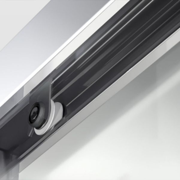 Modern Double Sliding Shower Door Frame Clear Metal Shower Bath Door Clearhalo 'Bathroom Remodel & Bathroom Fixtures' 'Home Improvement' 'home_improvement' 'home_improvement_shower_tub_doors' 'Shower and Tub Doors' 'shower_tub_doors' 'Showers & Bathtubs' 1200x1200_36ee3ead-8a5d-4a3d-949a-3b733ad42c2f