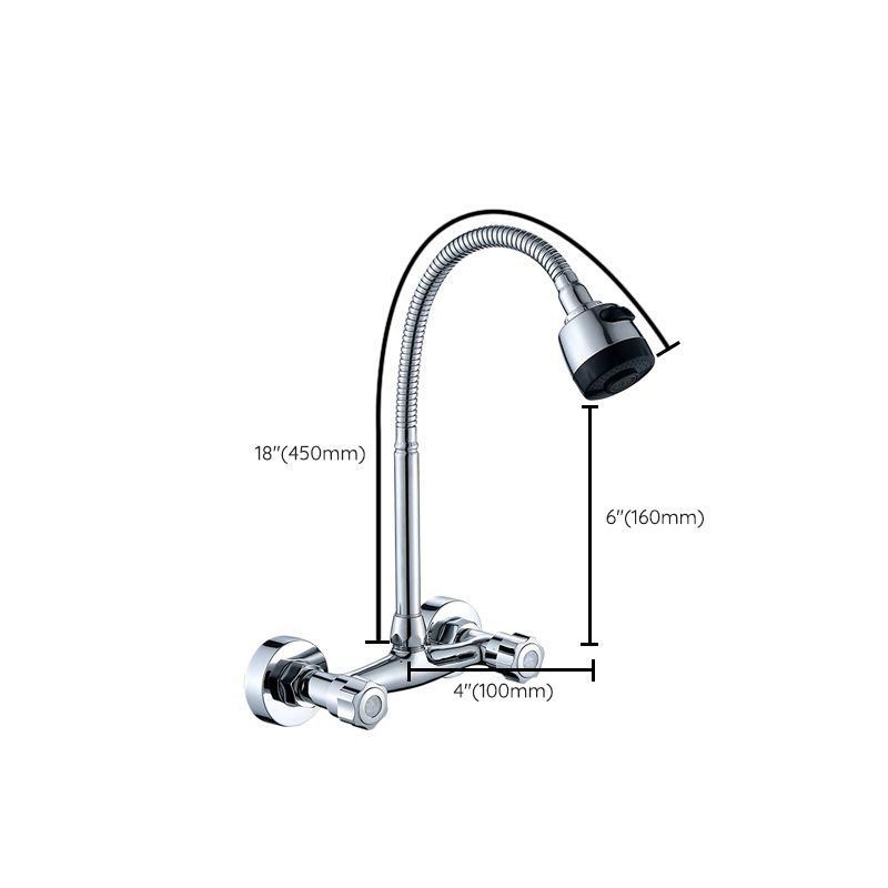 1-Handle 2-Holds Faucets with Water Dispenser Standard Kitchen Faucets Clearhalo 'Home Improvement' 'home_improvement' 'home_improvement_kitchen_faucets' 'Kitchen Faucets' 'Kitchen Remodel & Kitchen Fixtures' 'Kitchen Sinks & Faucet Components' 'kitchen_faucets' 1200x1200_372a725b-d4dc-425a-9ffa-e4f0f13de561