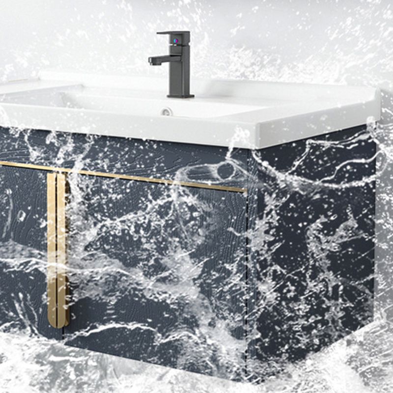 Modern Sink Vanity Metal Color Block Mount Bathroom Vanity Cabinet Clearhalo 'Bathroom Remodel & Bathroom Fixtures' 'Bathroom Vanities' 'bathroom_vanities' 'Home Improvement' 'home_improvement' 'home_improvement_bathroom_vanities' 1200x1200_372a84e4-5d27-439c-a00c-b7a233d4a58e