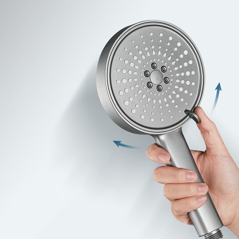 Moderns Spray Head Round Handheld Water Filtration Shower Head Self-Cleaning Clearhalo 'Bathroom Remodel & Bathroom Fixtures' 'Home Improvement' 'home_improvement' 'home_improvement_shower_heads' 'Shower Heads' 'shower_heads' 'Showers & Bathtubs Plumbing' 'Showers & Bathtubs' 1200x1200_372cfd9e-dd72-49e0-9988-ac86d6940df5