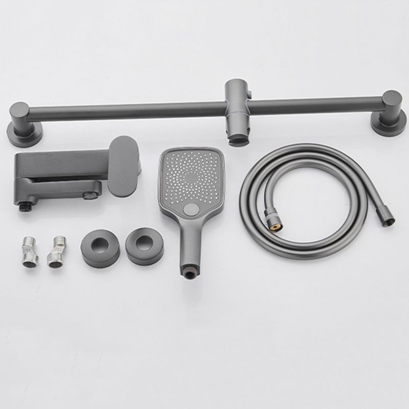 Contemporary Shower System Dual Shower Head Thermostatic Wall Mounted Shower Set Clearhalo 'Bathroom Remodel & Bathroom Fixtures' 'Home Improvement' 'home_improvement' 'home_improvement_shower_faucets' 'Shower Faucets & Systems' 'shower_faucets' 'Showers & Bathtubs Plumbing' 'Showers & Bathtubs' 1200x1200_3741fb4d-a393-4382-91c1-b8ae02772f26