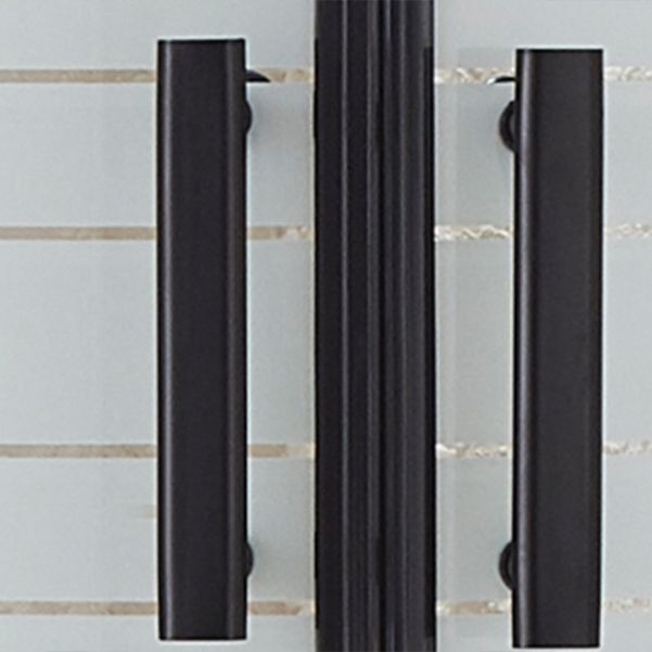 Contemporary Shower Stall Semicircle Metal Framed Shower Stall Clearhalo 'Bathroom Remodel & Bathroom Fixtures' 'Home Improvement' 'home_improvement' 'home_improvement_shower_stalls_enclosures' 'Shower Stalls & Enclosures' 'shower_stalls_enclosures' 'Showers & Bathtubs' 1200x1200_37658b22-390d-46c3-8e88-30a73b741398