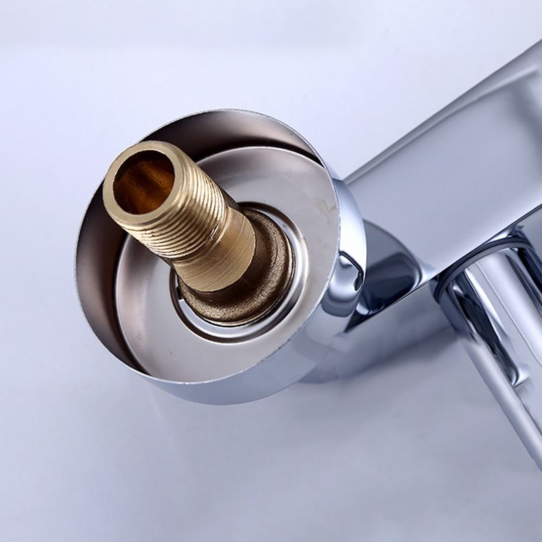 Modern Bridge Kitchen Faucet Brass Lever Handles Swivel Spout Wall Mounted Bar Faucet Clearhalo 'Home Improvement' 'home_improvement' 'home_improvement_kitchen_faucets' 'Kitchen Faucets' 'Kitchen Remodel & Kitchen Fixtures' 'Kitchen Sinks & Faucet Components' 'kitchen_faucets' 1200x1200_377b05ec-3439-4727-b662-577e524cc934