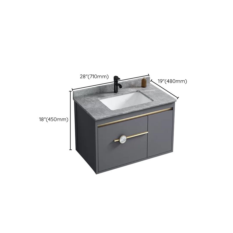 Glam Bathroom Vanity Set Wall Mount Faucet Included Bathroom Sink Vanity Clearhalo 'Bathroom Remodel & Bathroom Fixtures' 'Bathroom Vanities' 'bathroom_vanities' 'Home Improvement' 'home_improvement' 'home_improvement_bathroom_vanities' 1200x1200_377c967b-bc22-4e3f-b64e-8a19c10ad951