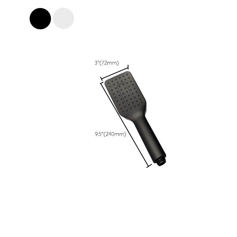 Rectangle Large Shower Head Standard Spray Pattern Shower Head Clearhalo 'Bathroom Remodel & Bathroom Fixtures' 'Home Improvement' 'home_improvement' 'home_improvement_shower_heads' 'Shower Heads' 'shower_heads' 'Showers & Bathtubs Plumbing' 'Showers & Bathtubs' 1200x1200_37834aac-7e35-40c7-b08a-94746e589bd8