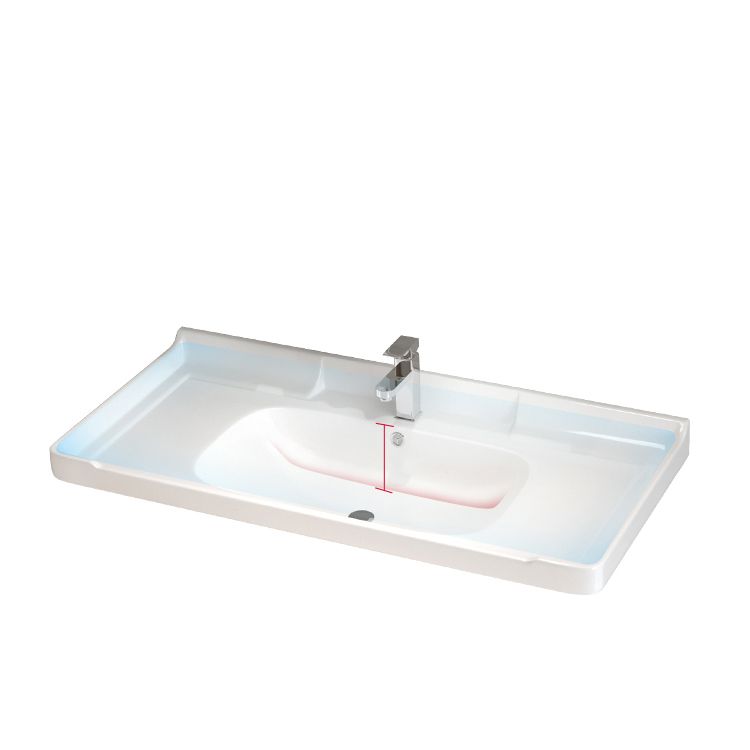 Ceramic Single Bathroom Vanity Modern White Rectangular Freestanding Vanity Set Clearhalo 'Bathroom Remodel & Bathroom Fixtures' 'Bathroom Vanities' 'bathroom_vanities' 'Home Improvement' 'home_improvement' 'home_improvement_bathroom_vanities' 1200x1200_3783a35c-3962-44ce-b7ec-a8b9a8ba9066