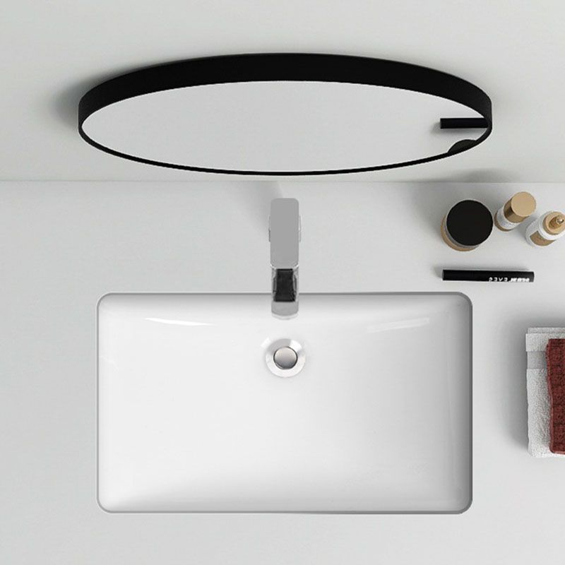 Modern Porcelain Bathroom Sink Undermount Bathroom Sink in White(Not Including Faucet) Clearhalo 'Bathroom Remodel & Bathroom Fixtures' 'Bathroom Sinks & Faucet Components' 'Bathroom Sinks' 'bathroom_sink' 'Home Improvement' 'home_improvement' 'home_improvement_bathroom_sink' 1200x1200_3795cd4a-01b3-4287-b077-1ce0a9dcf938