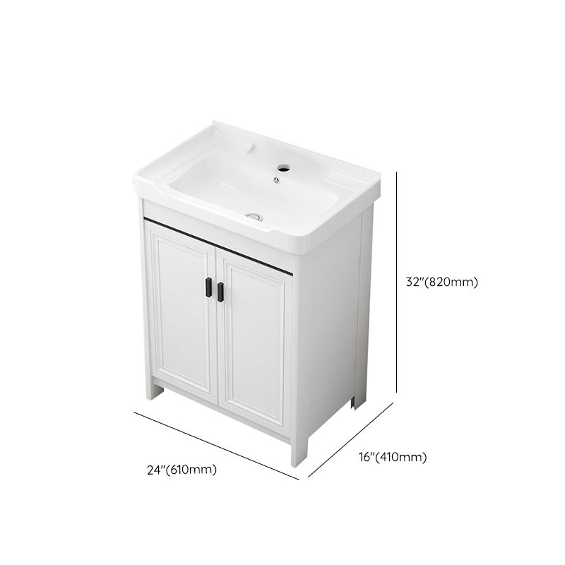 Modern Bathroom Sink Vanity Freestanding Single-Sink Bathroom Vanity Set Clearhalo 'Bathroom Remodel & Bathroom Fixtures' 'Bathroom Vanities' 'bathroom_vanities' 'Home Improvement' 'home_improvement' 'home_improvement_bathroom_vanities' 1200x1200_37b4ae04-12ab-429b-8bae-7fcc6cdd4461