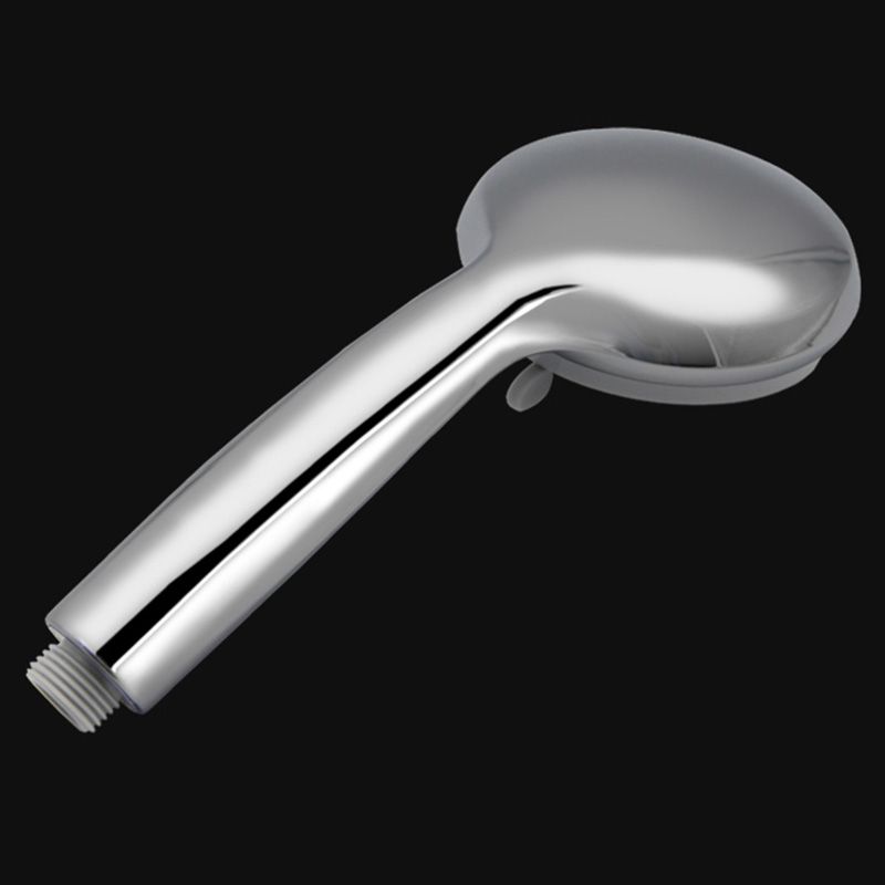 Contemporary Style Shower Head Round Plastic Handheld Shower Head Clearhalo 'Bathroom Remodel & Bathroom Fixtures' 'Home Improvement' 'home_improvement' 'home_improvement_shower_heads' 'Shower Heads' 'shower_heads' 'Showers & Bathtubs Plumbing' 'Showers & Bathtubs' 1200x1200_37be06cf-3ff6-4846-8ceb-727a5cdcff1e