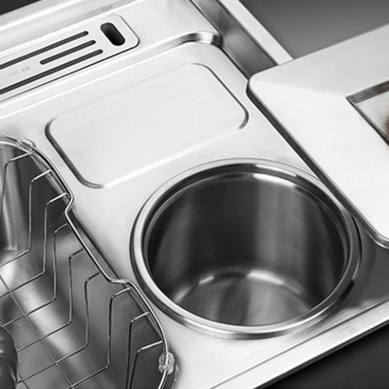 Large Triple Bowl Kitchen Sink Stainless Steel Chrome Sink with Accessories Clearhalo 'Home Improvement' 'home_improvement' 'home_improvement_kitchen_sinks' 'Kitchen Remodel & Kitchen Fixtures' 'Kitchen Sinks & Faucet Components' 'Kitchen Sinks' 'kitchen_sinks' 1200x1200_37e5349b-e7b6-4522-aeb7-7a62a38b896f