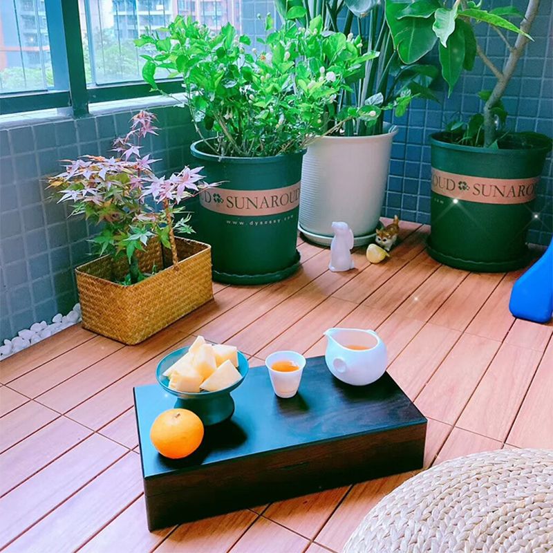 4-Slat Wood Deck/Patio Flooring Tiles Interlocking Installation Floor Board Tiles Clearhalo 'Home Improvement' 'home_improvement' 'home_improvement_outdoor_deck_tiles_planks' 'Outdoor Deck Tiles & Planks' 'Outdoor Flooring & Tile' 'Outdoor Remodel' 'outdoor_deck_tiles_planks' 1200x1200_37ea91df-81eb-4c08-9884-8a3c20ac563a