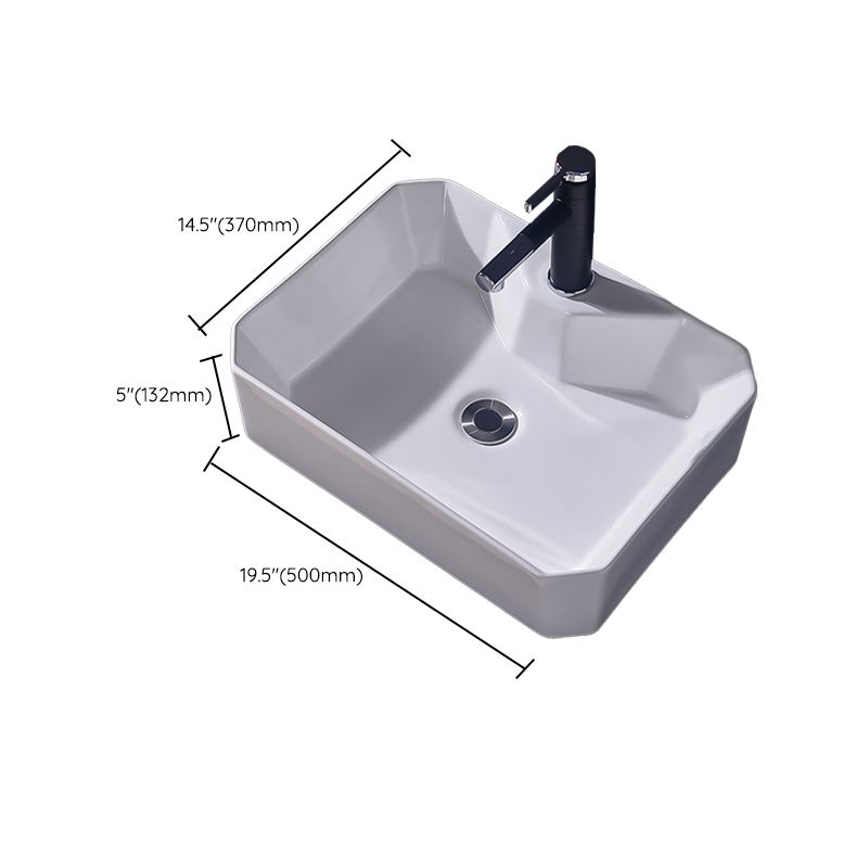 Modern Vessel Bathroom Sink Rectangular Porcelain Basin Sink (Not Include Faucet) Clearhalo 'Bathroom Remodel & Bathroom Fixtures' 'Bathroom Sinks & Faucet Components' 'Bathroom Sinks' 'bathroom_sink' 'Home Improvement' 'home_improvement' 'home_improvement_bathroom_sink' 1200x1200_37ee5863-f582-441b-ba60-ec9034d26f83