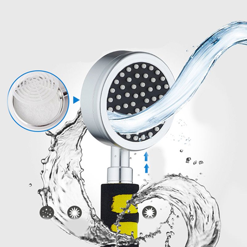 Modern Aluminium Hand Shower Water Efficient Wall-Mount Hand Shower Clearhalo 'Bathroom Remodel & Bathroom Fixtures' 'Home Improvement' 'home_improvement' 'home_improvement_shower_heads' 'Shower Heads' 'shower_heads' 'Showers & Bathtubs Plumbing' 'Showers & Bathtubs' 1200x1200_383e179f-b4c3-4ebf-8a10-6f388b9e4064