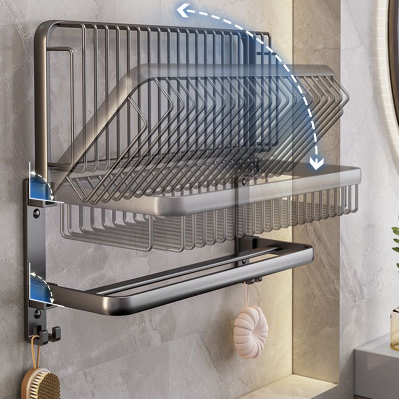 Modern Bathroom Hardware Set Grey Metal Bathroom Accessory Kit Clearhalo 'Bathroom Hardware Sets' 'Bathroom Hardware' 'Bathroom Remodel & Bathroom Fixtures' 'bathroom_hardware_sets' 'Home Improvement' 'home_improvement' 'home_improvement_bathroom_hardware_sets' 1200x1200_3862cb72-52b1-409b-bcb3-b66e411a85e1