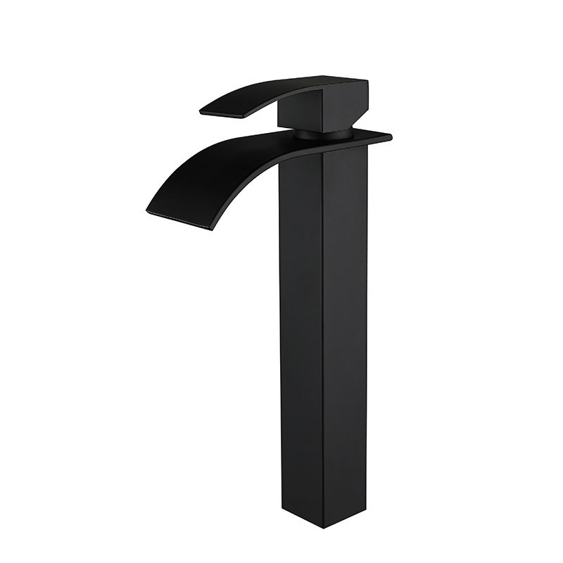 Waterfall Spout Sink Bathroom Faucet Light Luxury Basin Lavatory Faucet Clearhalo 'Bathroom Remodel & Bathroom Fixtures' 'Bathroom Sink Faucets' 'Bathroom Sinks & Faucet Components' 'bathroom_sink_faucets' 'Home Improvement' 'home_improvement' 'home_improvement_bathroom_sink_faucets' 1200x1200_387eb46b-8223-482a-9662-f4984023a66b