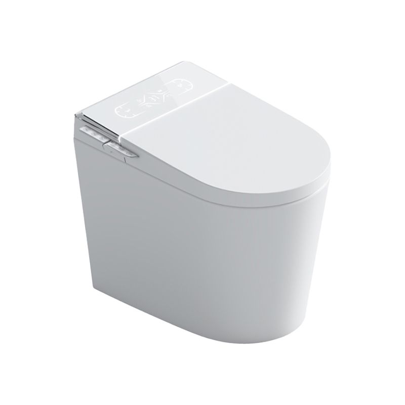 Contemporary Floor Standing Bidet Foot Sensor White Ceramic Elongated Heated Seat Clearhalo 'Bathroom Remodel & Bathroom Fixtures' 'Bidets' 'Home Improvement' 'home_improvement' 'home_improvement_bidets' 'Toilets & Bidets' 1200x1200_38839d7f-bcf1-4d0c-81df-2f17447878ca