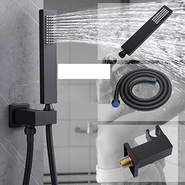 Shower Set Brass Modern Ceiling Mounted Dual Shower Head Square Swivel Shower System Clearhalo 'Bathroom Remodel & Bathroom Fixtures' 'Home Improvement' 'home_improvement' 'home_improvement_shower_faucets' 'Shower Faucets & Systems' 'shower_faucets' 'Showers & Bathtubs Plumbing' 'Showers & Bathtubs' 1200x1200_388e9532-0804-4428-b1d5-737a61a0d369