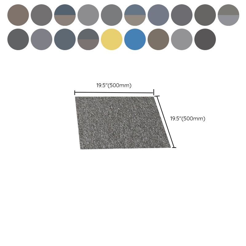 Indoor Carpet Floor Tile Level Loop Non-Skid Fire Resistant Living Room Clearhalo 'Carpet Tiles & Carpet Squares' 'carpet_tiles_carpet_squares' 'Flooring 'Home Improvement' 'home_improvement' 'home_improvement_carpet_tiles_carpet_squares' Walls and Ceiling' 1200x1200_38ab7db9-7611-49ce-b0c7-501b7d7b6a25