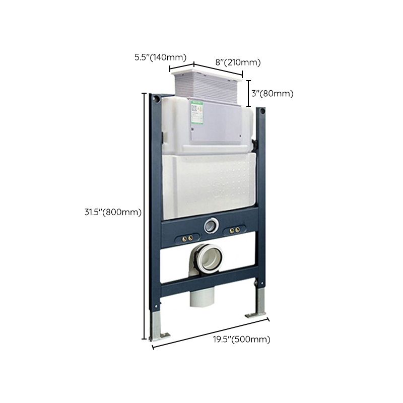 Contemporary Toilet Bowl One Piece Toilet Wall Mount Porcelain Flush Toilet Clearhalo 'Bathroom Remodel & Bathroom Fixtures' 'Home Improvement' 'home_improvement' 'home_improvement_toilets' 'Toilets & Bidets' 'Toilets' 1200x1200_38afefa5-1262-438d-be6c-79223719b221