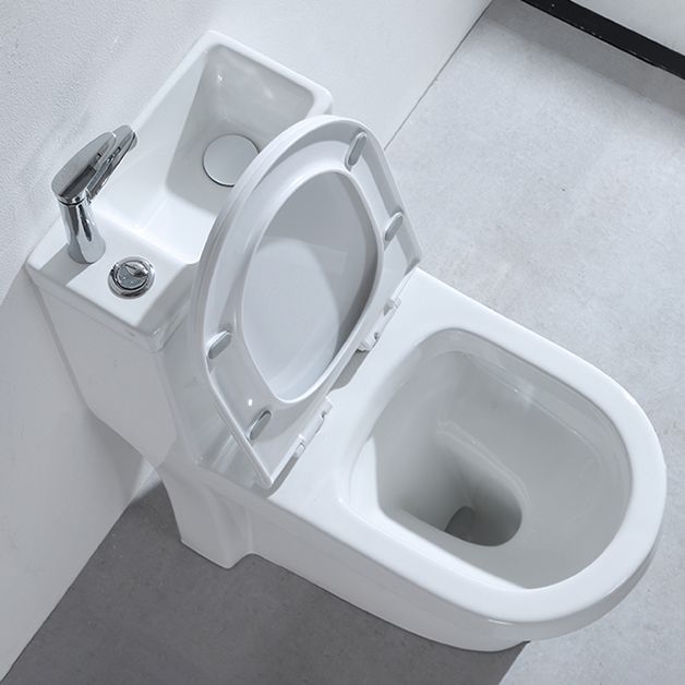 Contemporary Porcelain Flush Toilet Floor Mount One-Piece Toilet Urine Toilet Clearhalo 'Bathroom Remodel & Bathroom Fixtures' 'Home Improvement' 'home_improvement' 'home_improvement_toilets' 'Toilets & Bidets' 'Toilets' 1200x1200_38b56af9-04c0-4120-a895-d9d1c4f63d58
