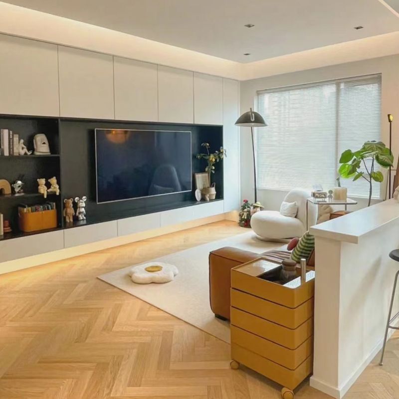 Modern Light Wood Laminate Flooring Scratch Resistance Smooth Laminate Plank Flooring Clearhalo 'Flooring 'Home Improvement' 'home_improvement' 'home_improvement_laminate_flooring' 'Laminate Flooring' 'laminate_flooring' Walls and Ceiling' 1200x1200_38bfba2f-eb04-4c09-97e7-66c9e6a38a45