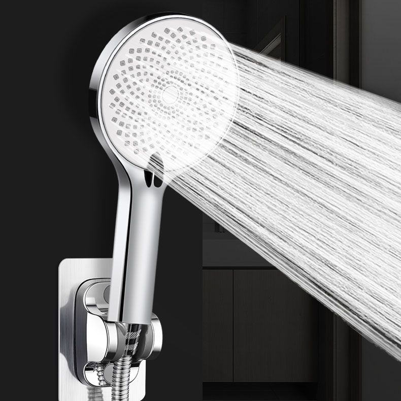 Round Dual Shower Head H2O Kinetic Technology Adjustable Shower Head Clearhalo 'Bathroom Remodel & Bathroom Fixtures' 'Home Improvement' 'home_improvement' 'home_improvement_shower_heads' 'Shower Heads' 'shower_heads' 'Showers & Bathtubs Plumbing' 'Showers & Bathtubs' 1200x1200_38ebbece-661b-48aa-b853-a83b588e4480