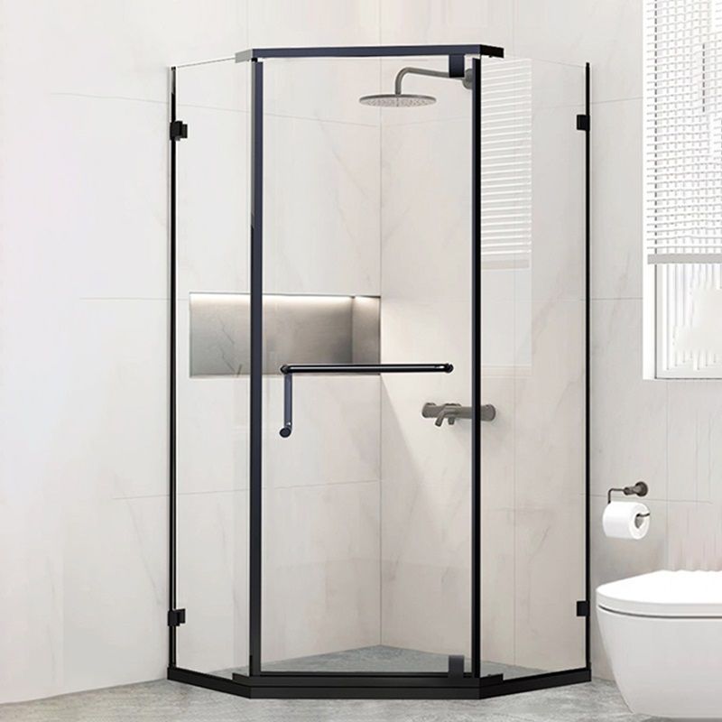 Semi Frameless Pivot Shower Door Scratch Resistant Clear Shower Door Clearhalo 'Bathroom Remodel & Bathroom Fixtures' 'Home Improvement' 'home_improvement' 'home_improvement_shower_tub_doors' 'Shower and Tub Doors' 'shower_tub_doors' 'Showers & Bathtubs' 1200x1200_3929f30d-23c2-460c-8e83-4849c92329c7