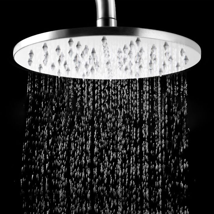 Stainless Steel Fixed Shower Head in Silver H2Okinetic Technology Showerhead Clearhalo 'Bathroom Remodel & Bathroom Fixtures' 'Home Improvement' 'home_improvement' 'home_improvement_shower_heads' 'Shower Heads' 'shower_heads' 'Showers & Bathtubs Plumbing' 'Showers & Bathtubs' 1200x1200_393a0f58-e4ba-41c5-a130-f3a282379c6f