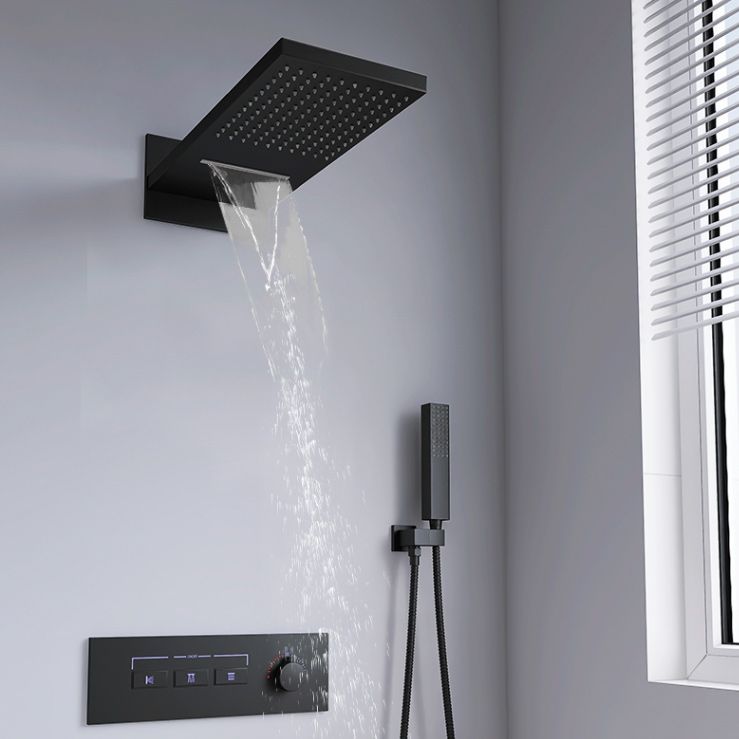 Modern Shower Head Combo Brass Handheld Shower Head Shower Trim Clearhalo 'Bathroom Remodel & Bathroom Fixtures' 'Home Improvement' 'home_improvement' 'home_improvement_shower_faucets' 'Shower Faucets & Systems' 'shower_faucets' 'Showers & Bathtubs Plumbing' 'Showers & Bathtubs' 1200x1200_39450b36-9a9f-4e8b-8155-23a3f51c90a4