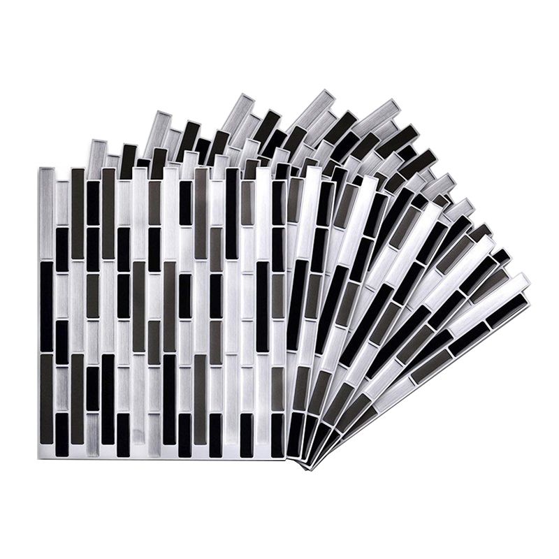 Peel and Stick Wall Tile PVC Rectangle Peel and Stick Subway Wall Tile for Kitchen Clearhalo 'Flooring 'Home Improvement' 'home_improvement' 'home_improvement_peel_stick_blacksplash' 'Peel & Stick Backsplash Tile' 'peel_stick_blacksplash' 'Walls & Ceilings' Walls and Ceiling' 1200x1200_39545b68-27d2-4834-96ce-76a61d98574b