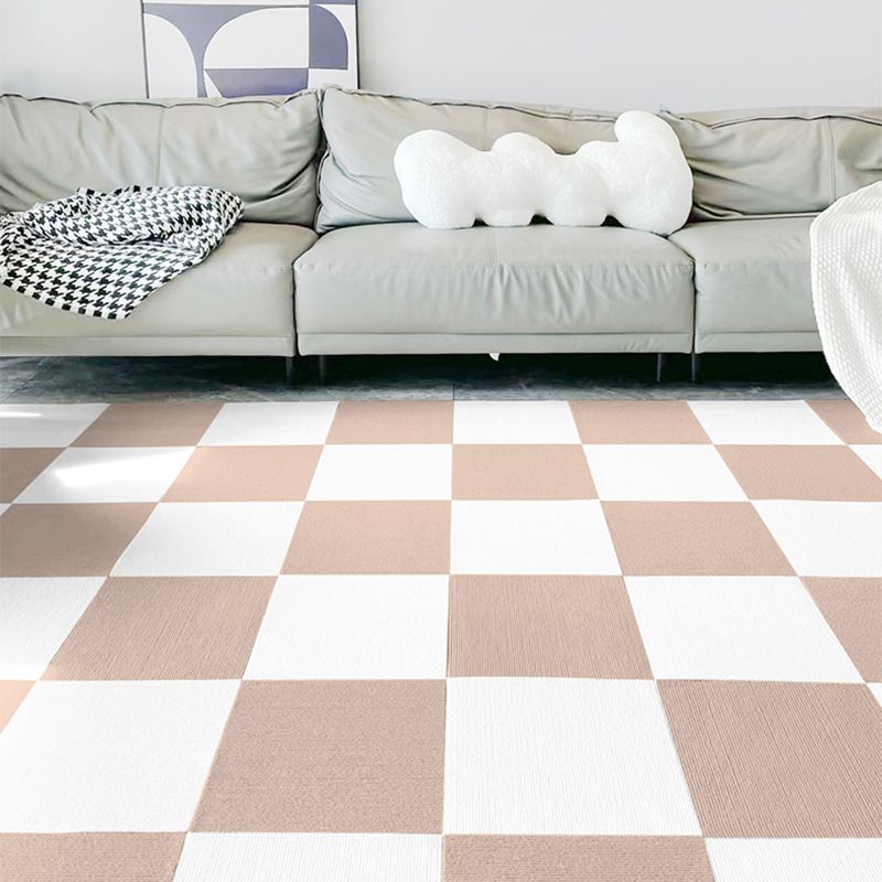 Modern Carpet Tiles Color Block Stain Resistant Carpet Tiles Clearhalo 'Carpet Tiles & Carpet Squares' 'carpet_tiles_carpet_squares' 'Flooring 'Home Improvement' 'home_improvement' 'home_improvement_carpet_tiles_carpet_squares' Walls and Ceiling' 1200x1200_396cfb98-b936-4c47-a714-7ba4f5433073