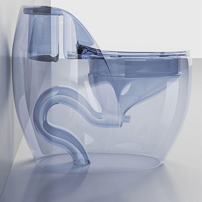 Modern Toilet Bowl Floor Mounted Porcelain Round All-In-One Flush Toilet Clearhalo 'Bathroom Remodel & Bathroom Fixtures' 'Home Improvement' 'home_improvement' 'home_improvement_toilets' 'Toilets & Bidets' 'Toilets' 1200x1200_397a60dc-1ee9-4611-9569-f62259fab726