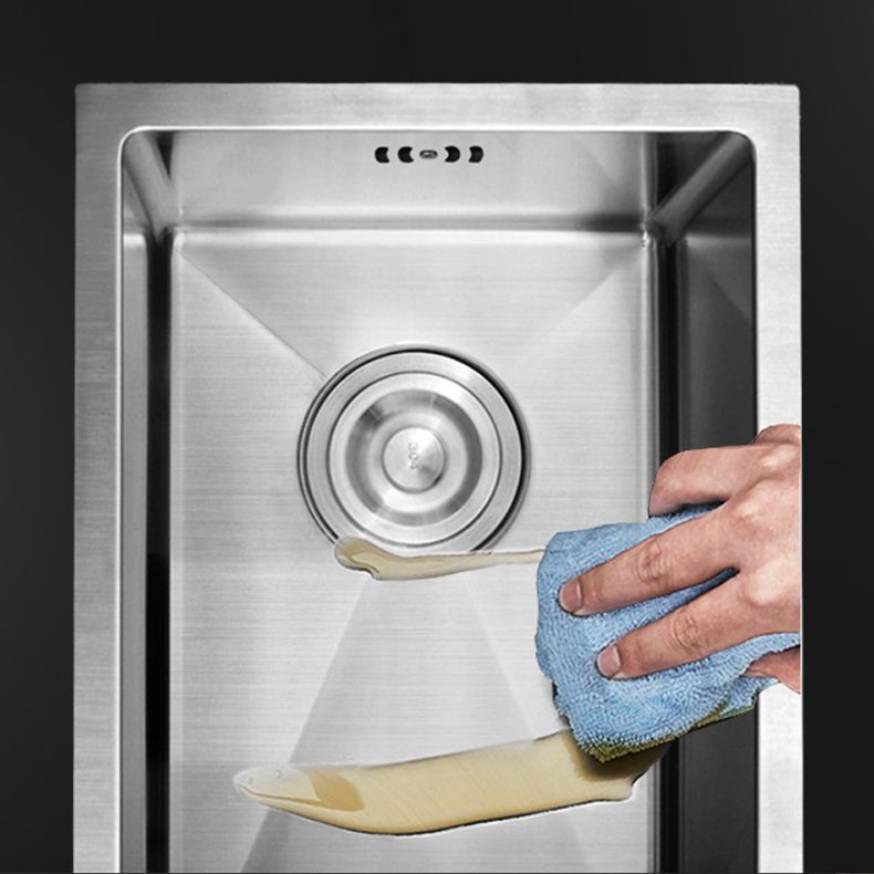 Single Bowl Kitchen Sink Stainless Steel Kitchen Sink with Rectangle Shape Clearhalo 'Home Improvement' 'home_improvement' 'home_improvement_kitchen_sinks' 'Kitchen Remodel & Kitchen Fixtures' 'Kitchen Sinks & Faucet Components' 'Kitchen Sinks' 'kitchen_sinks' 1200x1200_397da18d-4a20-41f2-8ff3-fcb4aeeef413