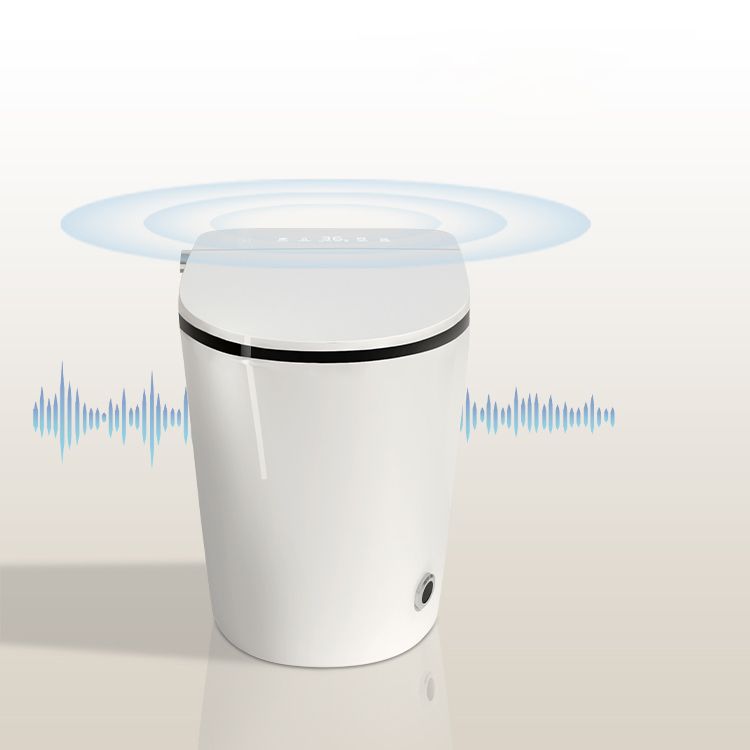 Contemporary White Elongated Water Pressure Control Dryer Floor Mount Bidet Clearhalo 'Bathroom Remodel & Bathroom Fixtures' 'Bidets' 'Home Improvement' 'home_improvement' 'home_improvement_bidets' 'Toilets & Bidets' 1200x1200_398c7896-178d-468f-bf12-0779ecfc2dd7