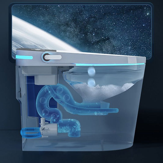 Smart Toilet Elongated Foot Sensor Contemporary Ceramic White Clearhalo 'Bathroom Remodel & Bathroom Fixtures' 'Bidets' 'Home Improvement' 'home_improvement' 'home_improvement_bidets' 'Toilets & Bidets' 1200x1200_399bce69-d54a-45c9-bc9d-c54f967033c3