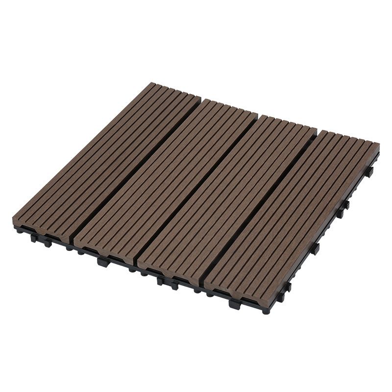 12" X 12" Deck/Patio Flooring Tiles 4-Slat Square for Outdoor Patio Tiles Clearhalo 'Home Improvement' 'home_improvement' 'home_improvement_outdoor_deck_tiles_planks' 'Outdoor Deck Tiles & Planks' 'Outdoor Flooring & Tile' 'Outdoor Remodel' 'outdoor_deck_tiles_planks' 1200x1200_39a1f87d-a773-4543-8560-9085526735f7
