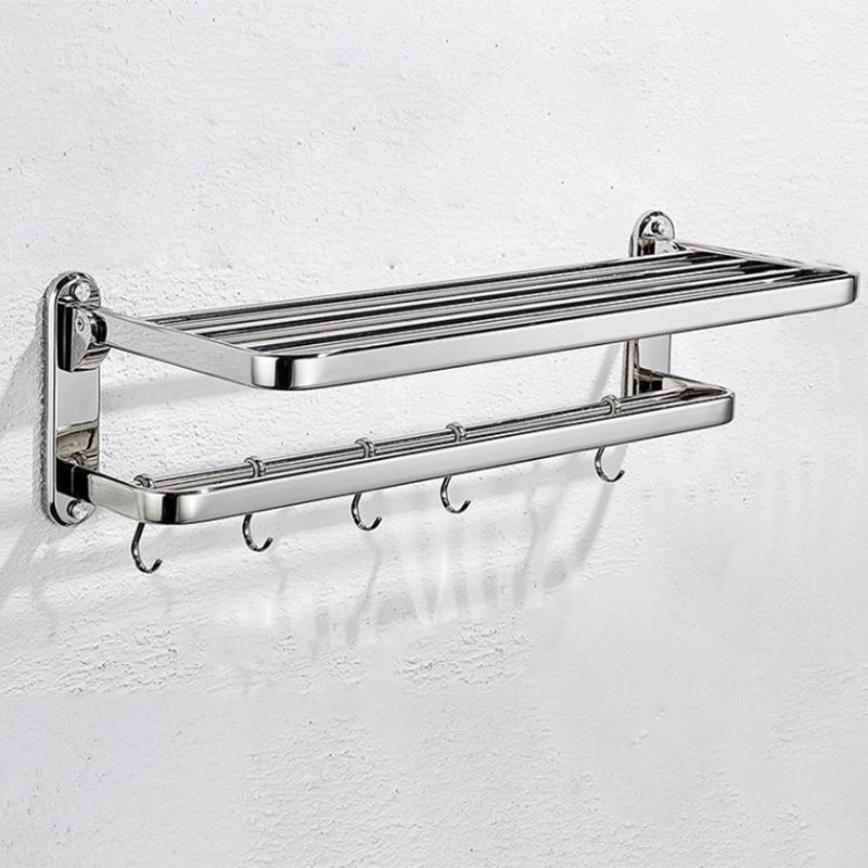 Modern Bath Hardware Set Stainless Steel Bath Shelf Paper Holder Bathroom Accessory Kit Clearhalo 'Bathroom Hardware Sets' 'Bathroom Hardware' 'Bathroom Remodel & Bathroom Fixtures' 'bathroom_hardware_sets' 'Home Improvement' 'home_improvement' 'home_improvement_bathroom_hardware_sets' 1200x1200_39a8fdad-3fc2-4b6b-aad8-03634286a323