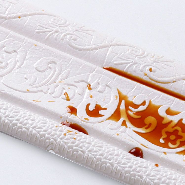 Modern Baseboard 3D Embossing Baseboard PVC Stereo Skirting Set of 1 Clearhalo 'Flooring 'Home Improvement' 'home_improvement' 'home_improvement_wall_paneling' 'Wall Paneling' 'wall_paneling' 'Walls & Ceilings' Walls and Ceiling' 1200x1200_39ac42c7-3d22-40bf-a96a-1fc31cce476b