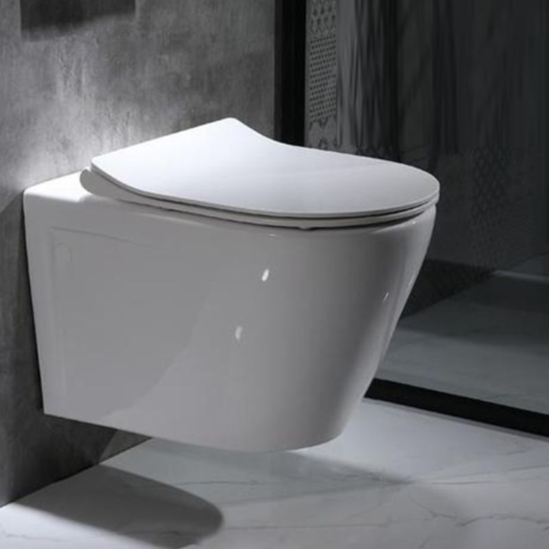 Modern Wall Mount Flush Toilet White Urine Toilet with Seat for Bathroom Clearhalo 'Bathroom Remodel & Bathroom Fixtures' 'Home Improvement' 'home_improvement' 'home_improvement_toilets' 'Toilets & Bidets' 'Toilets' 1200x1200_39ad0de4-7095-4b75-91e4-50467777f602
