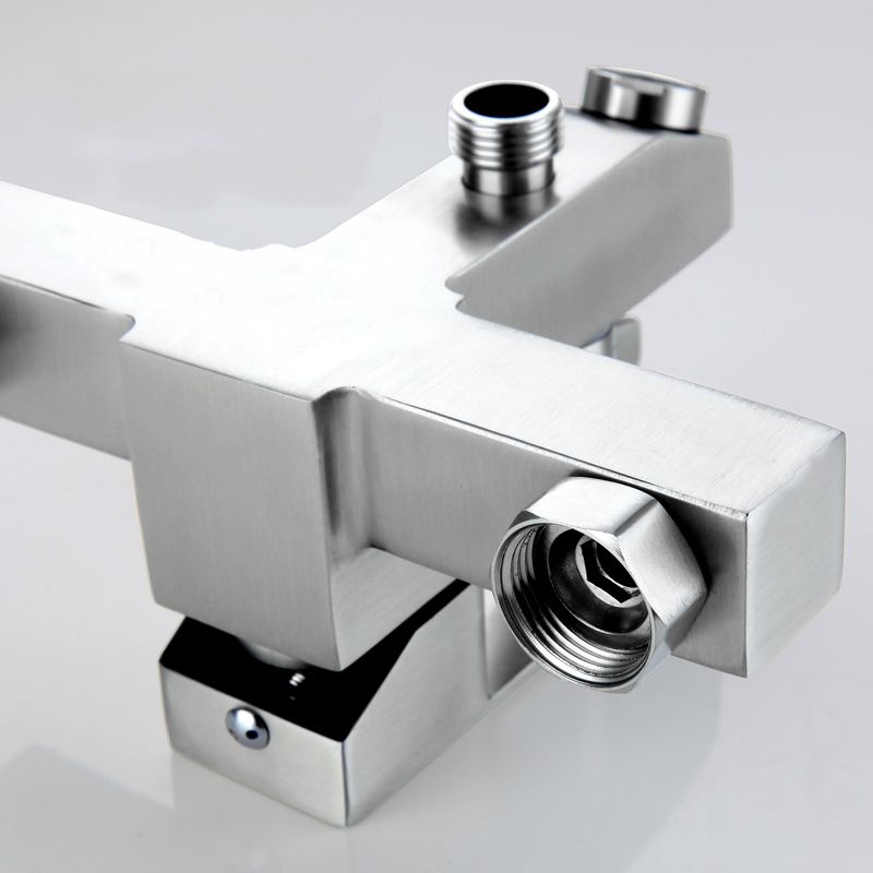 Modern Tub Faucet Trim 304 Stainless Steel Wall Mount Bathroom Faucet Clearhalo 'Bathroom Remodel & Bathroom Fixtures' 'Bathtub Faucets' 'bathtub_faucets' 'Home Improvement' 'home_improvement' 'home_improvement_bathtub_faucets' 1200x1200_39e4cc66-88b1-4a81-835a-04ae88967139