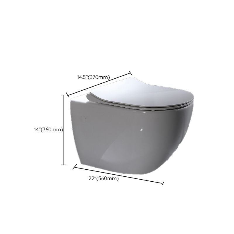 Modern Wall Mounted Flush Toilet White Toilet Bowl with Seat for Washroom Clearhalo 'Bathroom Remodel & Bathroom Fixtures' 'Home Improvement' 'home_improvement' 'home_improvement_toilets' 'Toilets & Bidets' 'Toilets' 1200x1200_39f27745-2c10-490b-838d-a695fdeadbd5